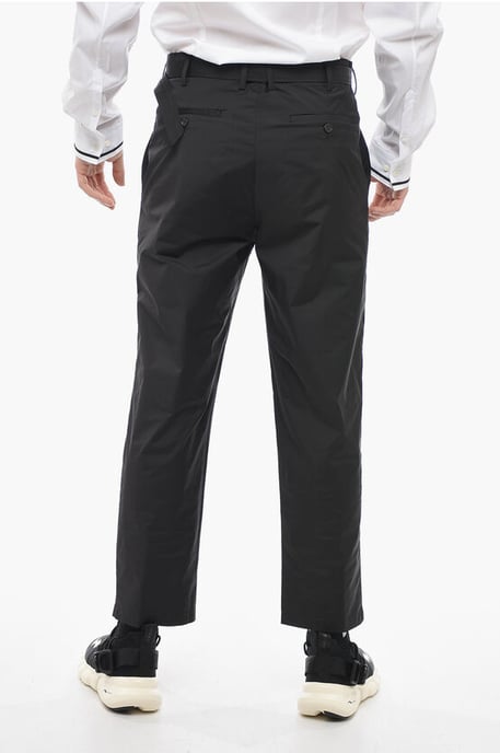 Loose Fit ANDO Pants with Industrial Belt in Black - Image 2