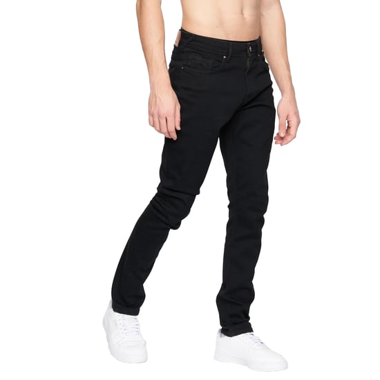 Duck and Cover Heren Overburg Slim Jeans (Zwart) - Image 3