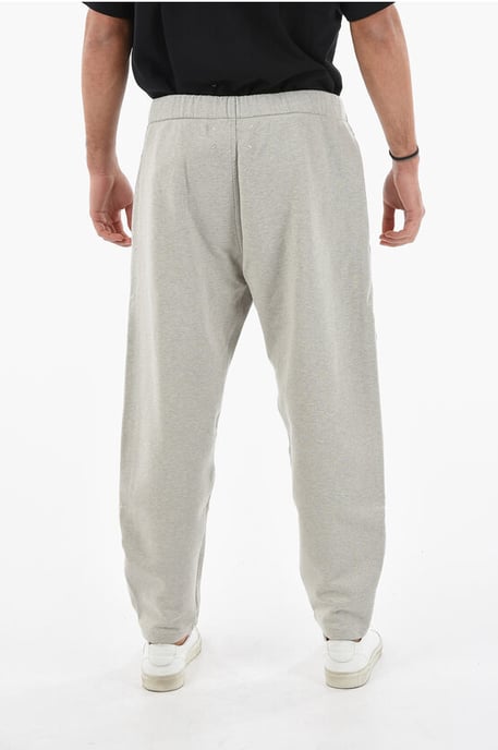 MM10 Brushed-cotton Joggers with Ankle Zips in Gray - Image 2