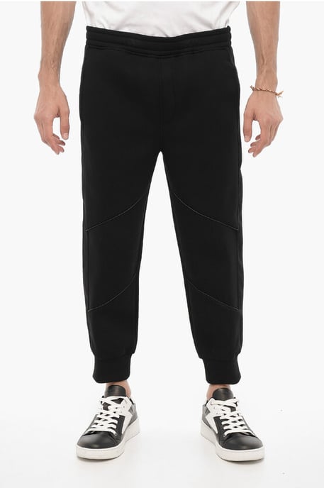 Svarta joggingbyxor med smal passform och dragsko i midjan - Image 1