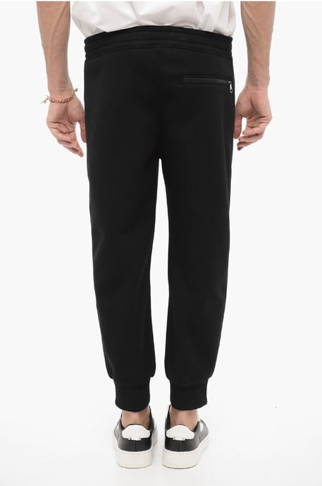 Svarta joggingbyxor med smal passform och dragsko i midjan - Image 2
