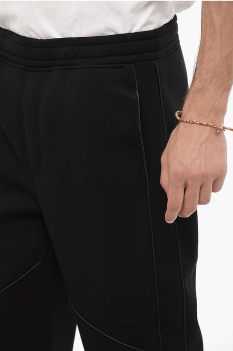 Svarta joggingbyxor med smal passform och dragsko i midjan - Image 3