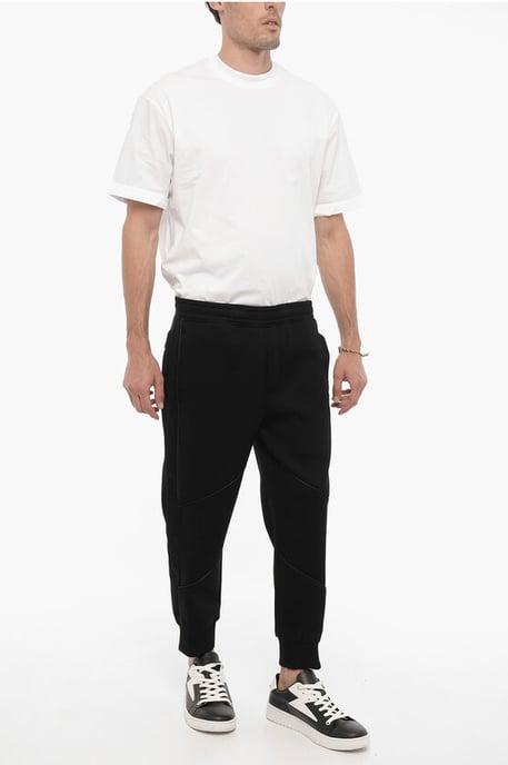 Svarta joggingbyxor med smal passform och dragsko i midjan - Image 4