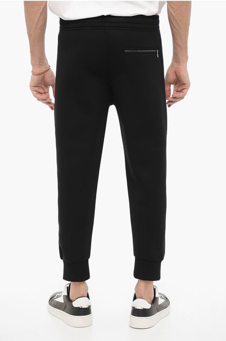 Skinny Fit Joggers With Drawstring Waist in Black - Image 2