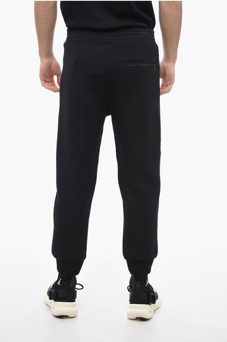 Neopreen Skinny Fit Biker Joggingbroek in Zwart - Image 2