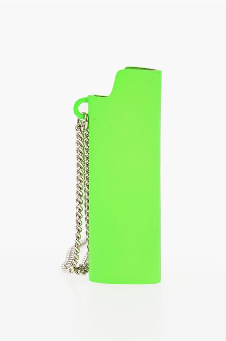 Kedjehalsband med tändarfodralhänge i grönt - Image 3