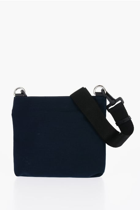 Nylon Sacoche with Removable Shoulder Strap in Blue - Image 2