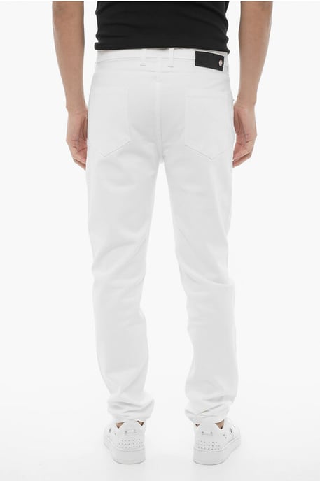Skinny Fit NICK 5-Pockets Pants in White - Image 2