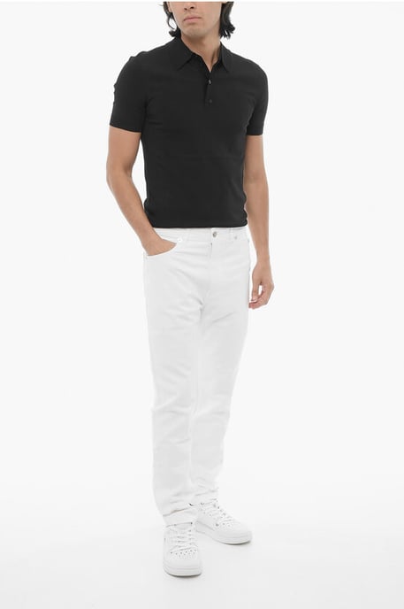 Skinny Fit NICK 5-Pockets Pants in White - Image 4