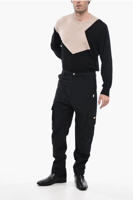 Nylon Cargo Pants in Black - Image 4