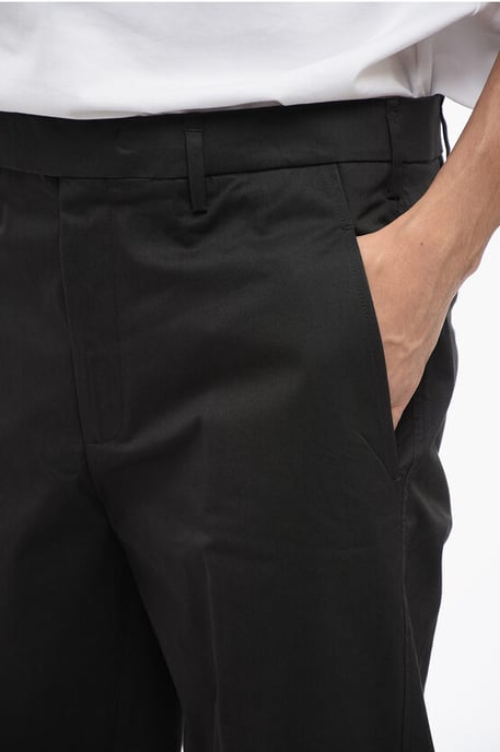 Cotton Blend NATE Cargo Pants in Black - Image 3