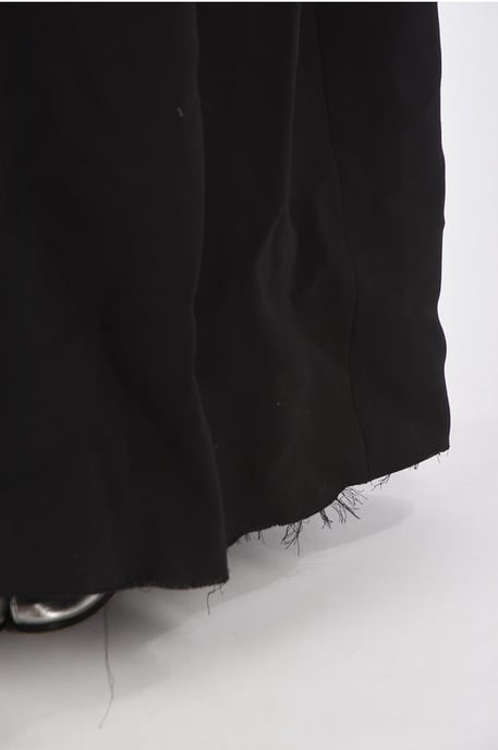 MM0 virgin wool double brested coat in Black - Image 4