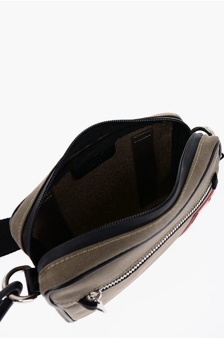 Nylon Shoulder Bum Bag with Adjustable Strap in Green - Image 3