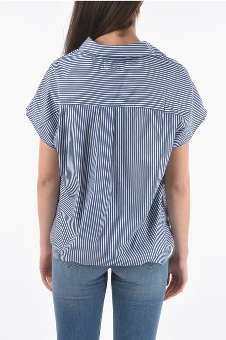 Striped Bluse in Blue - Image 2