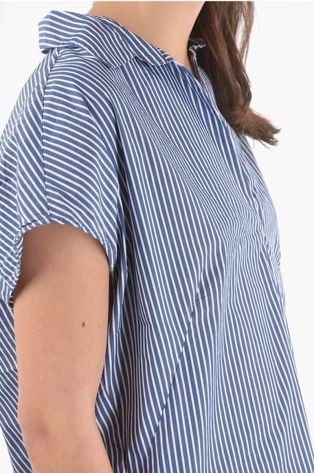 Striped Bluse in Blue - Image 3
