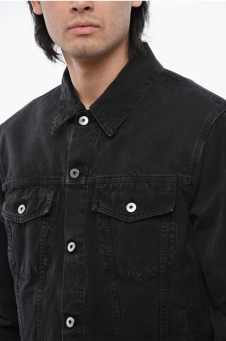 Embroidered VARISTY Denim Jacket - Image 3