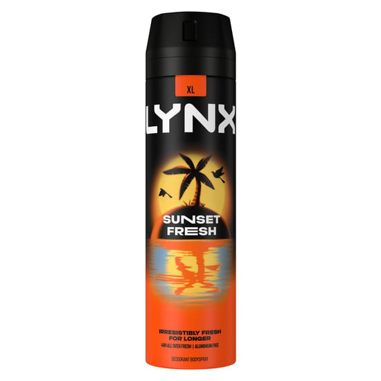 Lynx Sunset Fresh Men's Deodorant Body Spray, 200ml, 6 Pack - Image 3