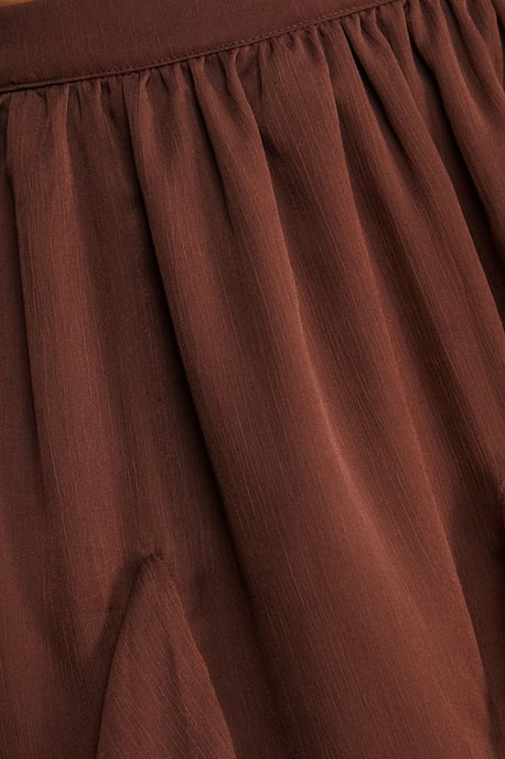 Chiffon Godet Flippy Mini Skirt - Image 5