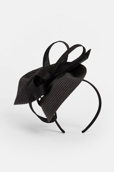 Asymmetric Bow Headband Fascinator - Image 2
