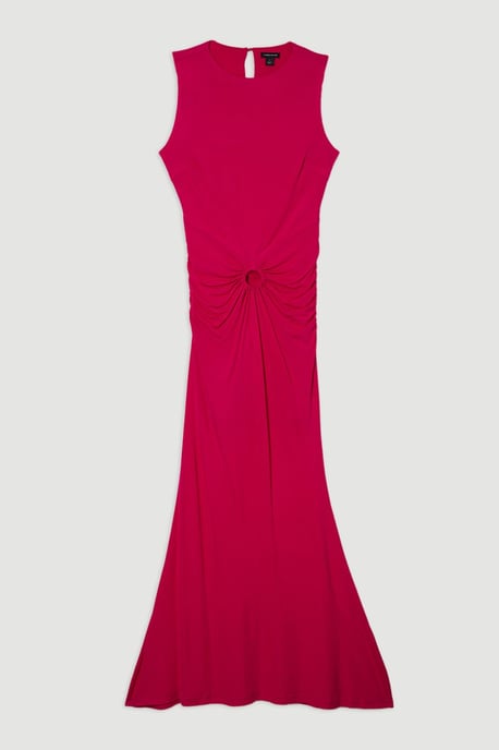 Premium Stretch Crepe Jersey Maxi Dress - Image 4