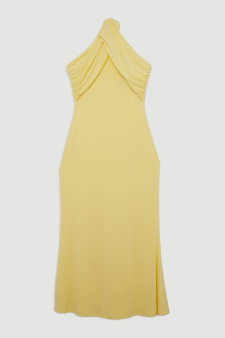 Drapey Crepe Jersey Maxi Dress - Image 4