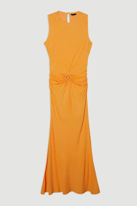 Premium Stretch Crepe Jersey Maxi Dress - Image 4