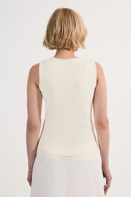 Buckle Trim Knitted Top - Image 5