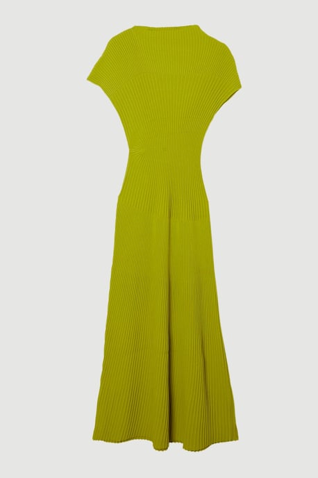Stitch Detail Knit Midi Dress - Image 4
