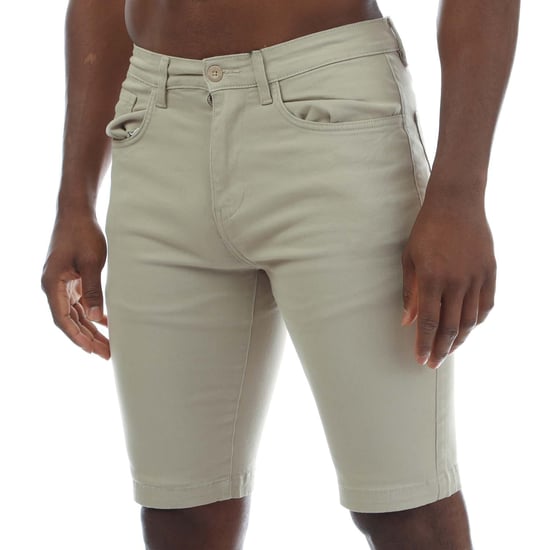 Men's Duck and Cover Franztown Shorts in Stone - Image 1