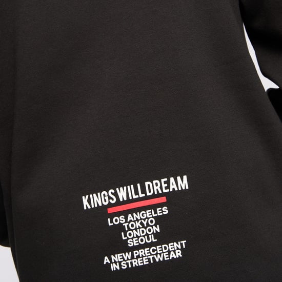 Boy's Kings Will Dream Juniors Tagged Hoodie in Black - Image 6