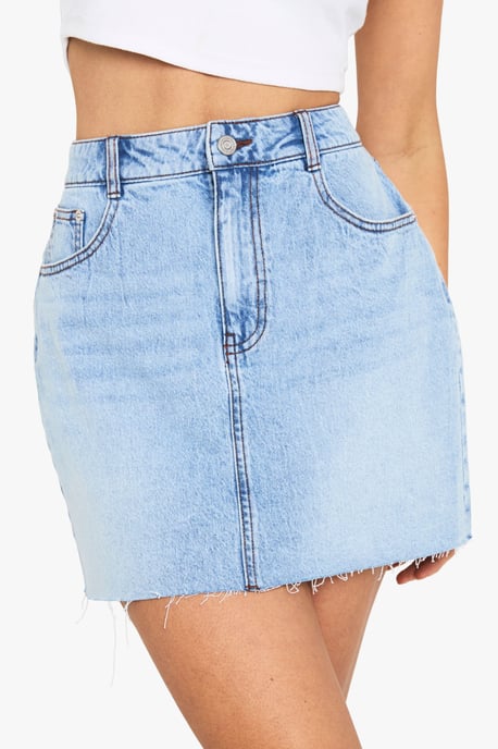 Tall Denim Mini Skirt - Image 4