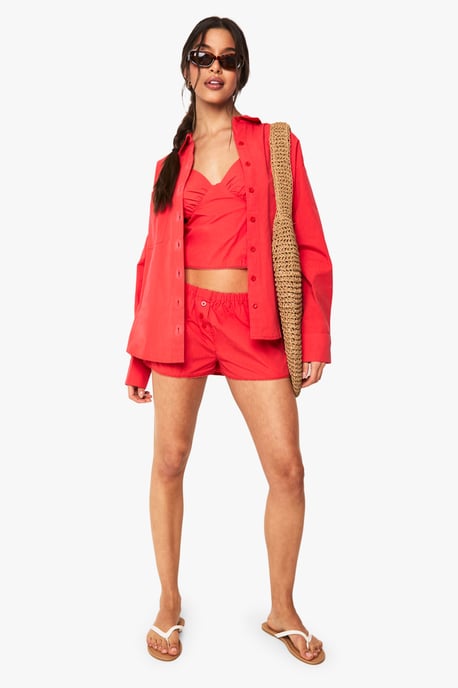 Button Detail Shorts - Image 3
