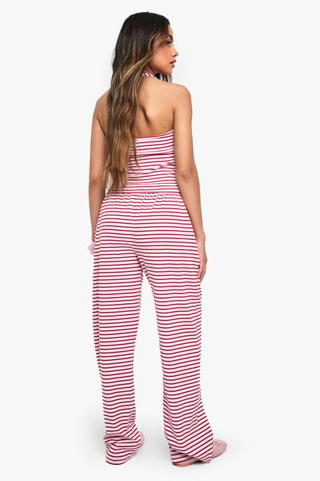 Stripe Rib Drawcord Trouser - Image 2