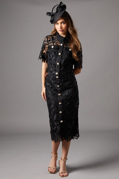 Lace Pearl Button Shirt - Image 2