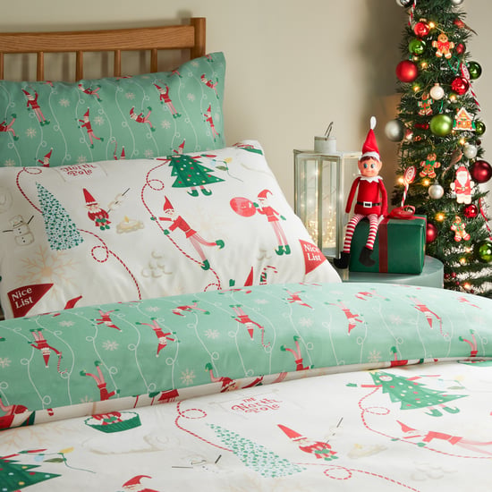 Duvet Day Elfie Printed Soft Touch Duvet Set - Image 2
