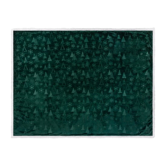 furn. Festive Times Embossed Fleece Throw - Image 2