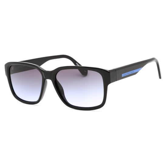 Calvin Klein Zwarte Zonnebril met Grijs Violet Kleurverloop - Image 2
