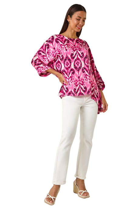 Ikat Print Tunic Top - Image 2