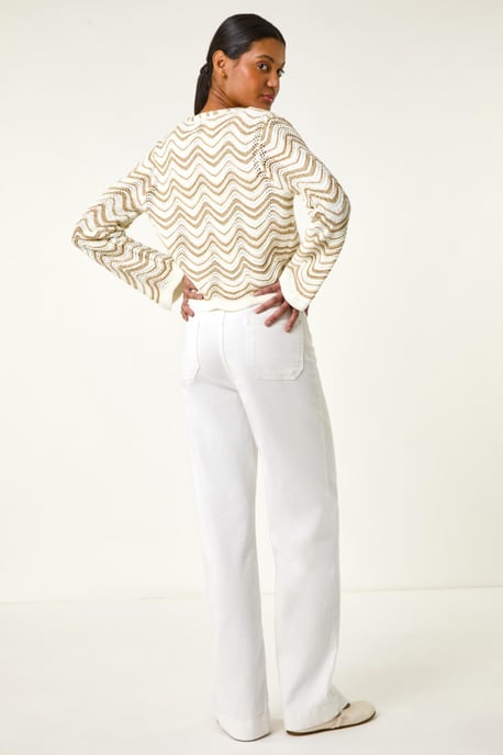 Textured Shimmer Wave Shrug - Image 4