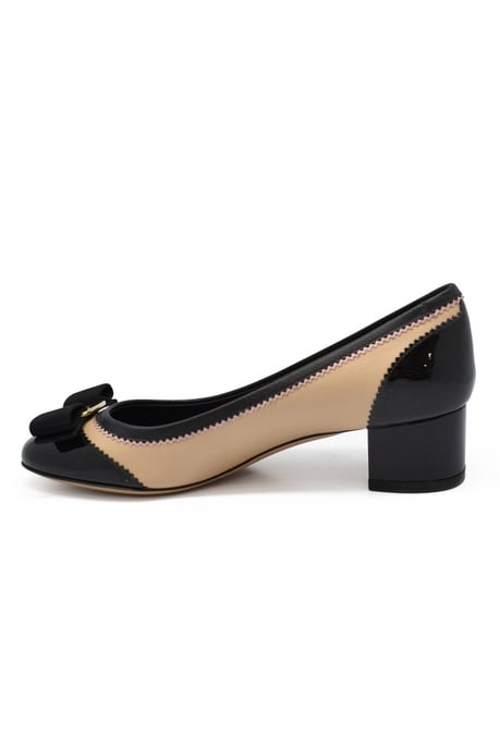 Salvatore Ferragamo Eva Leathe schaarpen Beige - Image 3
