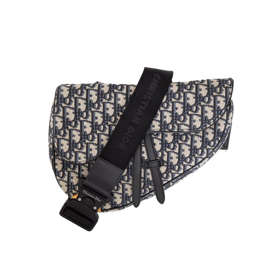 Dior Oblique Jacquard Saddle Bag - '20s - Image 2