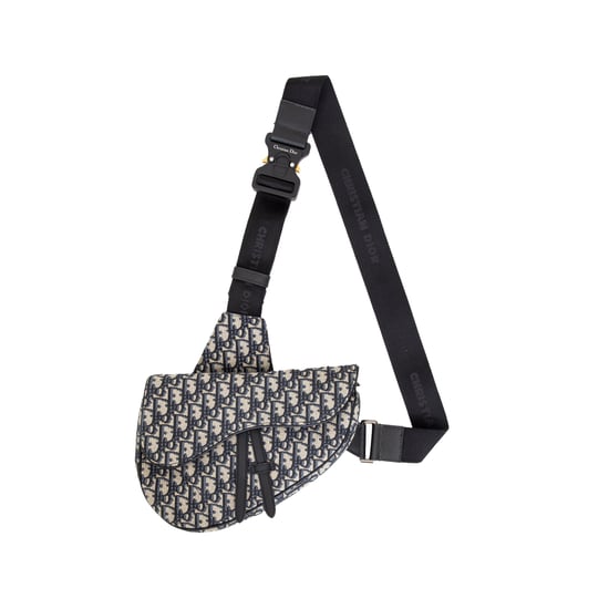 Dior Oblique Jacquard Saddle Bag - '20s - Image 3