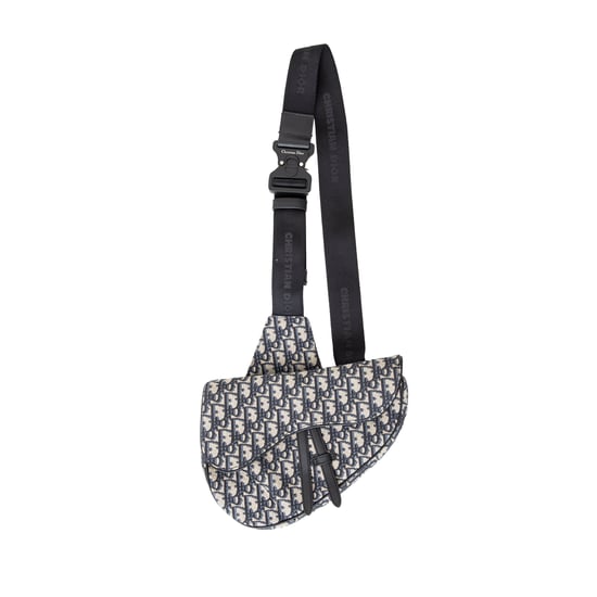 Dior Oblique Jacquard Saddle Bag - '20s - Image 4