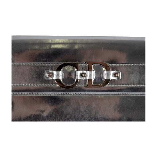 Christian Dior Metallic Zilveren Pochette - '00s - Image 3