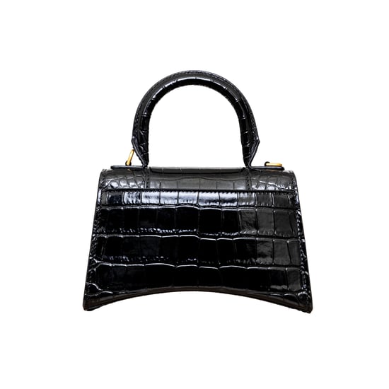Balenciaga Krokodillenembossed Hourglass XS Tas - '20s - Image 3