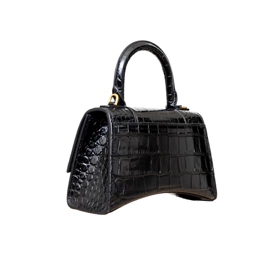 Balenciaga Krokodillenembossed Hourglass XS Tas - '20s - Image 4