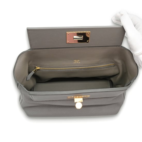 Hermès 24/24 Etain Togo Leather Bag - '10s - Image 4
