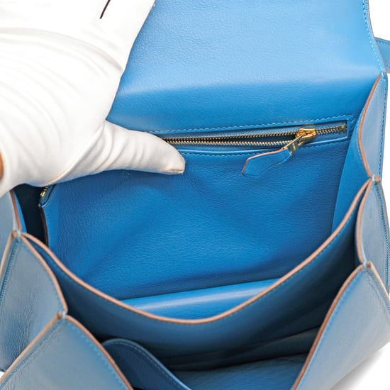Hermès Constance 24 Blue Zanzibar Evercolor Leather Bag - '10s - Image 5