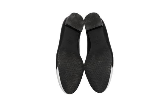Stuart Weitzman Ballet Flats in Black Leather - Image 3