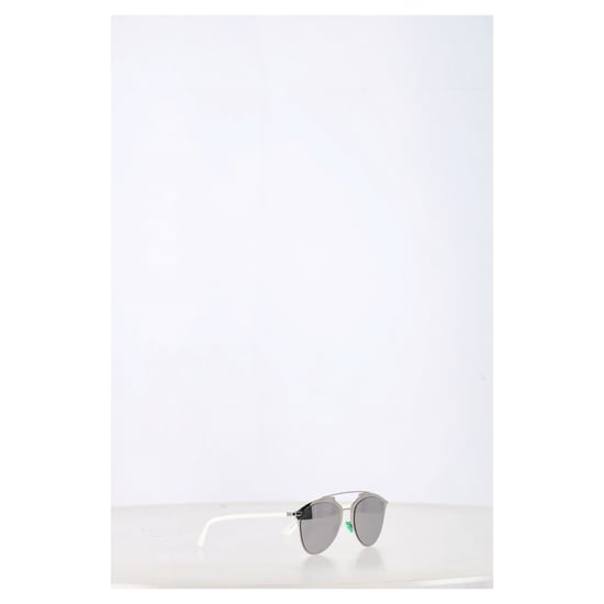 Dior Reflected Aviator Sunglasses in Silver Metal - Image 6